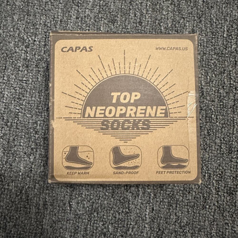 CAPAS 2mm Neoprene Socks Sand Proof Wetsuit Socks Feet Protection Anti Slip